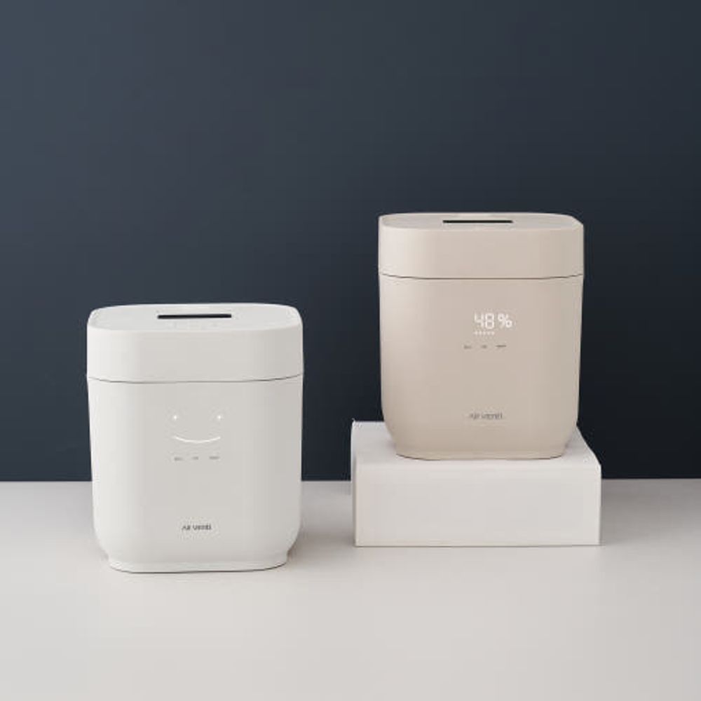 PN POONGNYUN Air Venti Heated Humidifier DX Plus – True 100°C Steam, STS 316 Stainless Tank, Cooling Fan, Auto-Cleaning Mode, 4.5L Large Capacity, Smart Humidity Sensor 